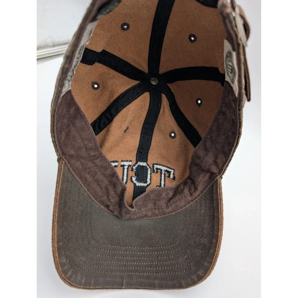 TCU Horned Frogs 47 Twins Brown Distressed Adjustable Baseball Hat OSFA